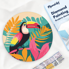 Afbeelding in Gallery-weergave laden, Diamond Painting op Houten Schijf - Tropische Toekan