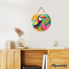 Afbeelding in Gallery-weergave laden, Diamond Painting op Houten Schijf - Tropische Toekan