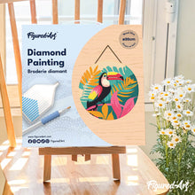 Afbeelding in Gallery-weergave laden, Diamond Painting op Houten Schijf - Tropische Toekan
