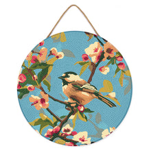 Afbeelding in Gallery-weergave laden, Diamond Painting op Houten Schijf - Vogel op een tak