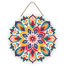 Afbeelding in Gallery-weergave laden, Diamond Painting op Houten Schijf - Bloemenmandala