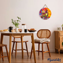 Afbeelding in Gallery-weergave laden, Diamond Painting op Houten Schijf - Wijn en druiven