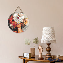 Afbeelding in Gallery-weergave laden, Diamond Painting op Houten Schijf - Schoonheid achter Bloemen