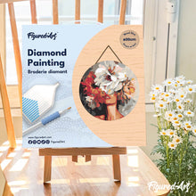 Afbeelding in Gallery-weergave laden, Diamond Painting op Houten Schijf - Schoonheid achter Bloemen
