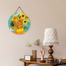 Afbeelding in Gallery-weergave laden, Diamond Painting op Houten Schijf - Van Gogh - Zonnebloemen