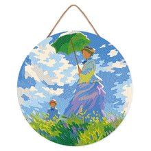 Afbeelding in Gallery-weergave laden, Diamond Painting op Houten Schijf - De Wandeling - Monet
