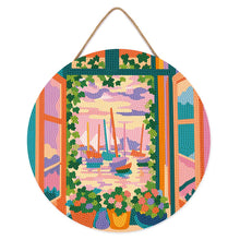 Afbeelding in Gallery-weergave laden, Diamond Painting op Houten Schijf - Het open raam - Matisse