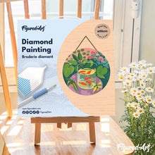 Afbeelding in Gallery-weergave laden, Diamond Painting op Houten Schijf - De goudvissen - Matisse