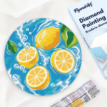 Afbeelding in Gallery-weergave laden, Diamond Painting op Houten Schijf - Citrusbries