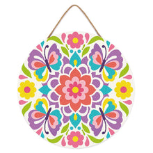 Afbeelding in Gallery-weergave laden, Diamond Painting op Houten Schijf - Vlindermandala