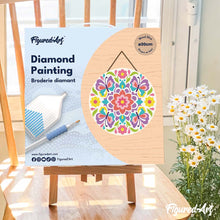 Afbeelding in Gallery-weergave laden, Diamond Painting op Houten Schijf - Vlindermandala