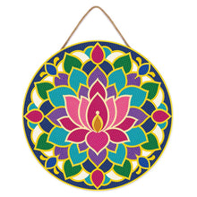Afbeelding in Gallery-weergave laden, Diamond Painting op Houten Schijf - Schelpenmandala