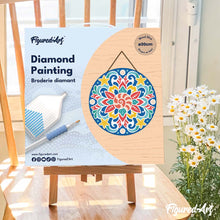 Afbeelding in Gallery-weergave laden, Diamond Painting op Houten Schijf - Schelpenmandala