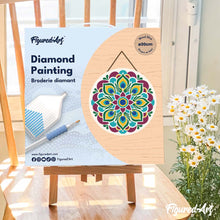 Afbeelding in Gallery-weergave laden, Diamond Painting op Houten Schijf - Pauwenmandala