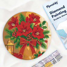 Afbeelding in Gallery-weergave laden, Diamond Painting op Houten Schijf - Kerststerren