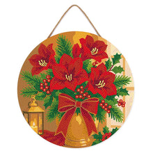 Afbeelding in Gallery-weergave laden, Diamond Painting op Houten Schijf - Kerststerren