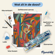 Afbeelding in Gallery-weergave laden, Diamond Painting - Witte Uil dieren, Diamond Painting Dieren, uilen