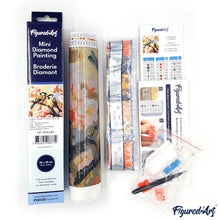 Afbeelding in Gallery-weergave laden, Mini Diamond Painting 25x25 cm - Torii Poort bij Zonsondergang
