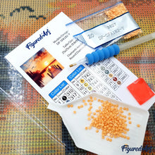 Afbeelding in Gallery-weergave laden, Mini Diamond Painting 25x25 cm - Besneeuwde kerststraat