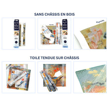 Afbeelding in Gallery-weergave laden, Mini Diamond Painting 25x25 cm - Torii Poort bij Zonsondergang