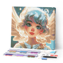 Afbeelding in Gallery-weergave laden, Mini Diamond Painting 25x25 cm - Lief Klein Engeltje