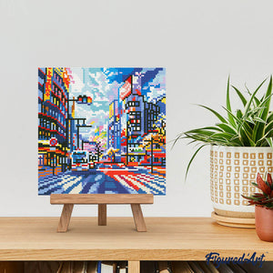 Mini Diamond Painting 25x25 cm - Shibuya Pop Art