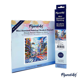Mini Diamond Painting 25x25 cm - Shibuya Pop Art