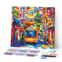 Afbeelding in Gallery-weergave laden, Mini Diamond Painting 25x25 cm - Stadsbus van Tokyo