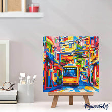 Afbeelding in Gallery-weergave laden, Mini Diamond Painting 25x25 cm - Stadsbus van Tokyo