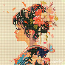 Afbeelding in Gallery-weergave laden, Mini Diamond Painting 25x25 cm - Japanse Geur van Liefde