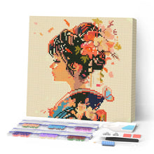 Afbeelding in Gallery-weergave laden, Mini Diamond Painting 25x25 cm - Japanse Geur van Liefde