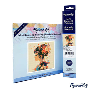 Mini Diamond Painting 25x25 cm - Japanse Geur van Liefde