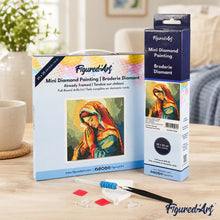Afbeelding in Gallery-weergave laden, Mini Diamond Painting 25x25 cm - Biddende Maria