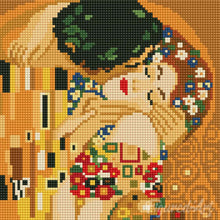 Afbeelding in Gallery-weergave laden, Mini Diamond Painting 25x25 cm - De kus - Klimt