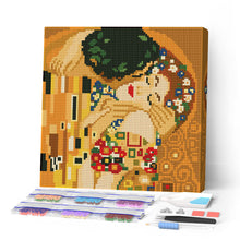 Afbeelding in Gallery-weergave laden, Mini Diamond Painting 25x25 cm - De kus - Klimt