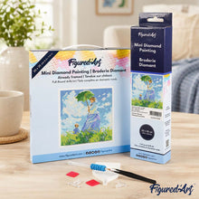 Afbeelding in Gallery-weergave laden, Mini Diamond Painting 25x25 cm - De wandeling - Monet
