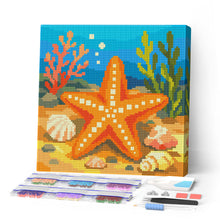 Afbeelding in Gallery-weergave laden, Mini Diamond Painting 25x25 cm - Zeester