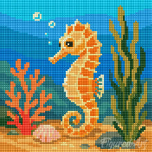 Afbeelding in Gallery-weergave laden, Mini Diamond Painting 25x25 cm - Zeepaardje