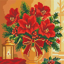 Afbeelding in Gallery-weergave laden, Mini Diamond Painting 25x25 cm - Kerststerren