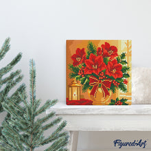 Afbeelding in Gallery-weergave laden, Mini Diamond Painting 25x25 cm - Kerststerren