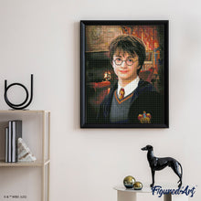 Afbeelding in Gallery-weergave laden, Diamond Painting - Portret van Harry Potter 40x50cm reeds ingelijst