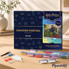 Afbeelding in Gallery-weergave laden, Diamond Painting - Hogwarts Express - Harry Potter 40x50cm reeds ingelijst