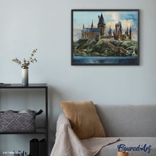 Afbeelding in Gallery-weergave laden, Diamond Painting - Hogwarts-kasteel - Harry Potter 40x50cm reeds ingelijst