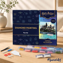 Afbeelding in Gallery-weergave laden, Diamond Painting - Hogwarts-kasteel - Harry Potter 40x50cm reeds ingelijst