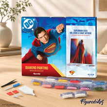 Afbeelding in Gallery-weergave laden, Diamond Painting - Superman 2025 in de lucht 40x50cm reeds ingelijst