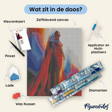 Afbeelding in Gallery-weergave laden, Diamond Painting - Superman 2025 in de lucht 40x50cm reeds ingelijst