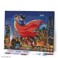 Afbeelding in Gallery-weergave laden, Diamond Painting - Superman en Lois in de lucht 40x50cm reeds ingelijst
