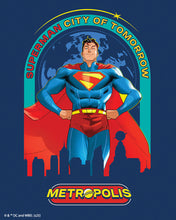 Afbeelding in Gallery-weergave laden, Diamond Painting - Superman - Stad van Morgen 40x50cm reeds ingelijst