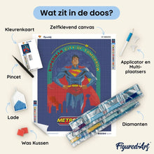 Afbeelding in Gallery-weergave laden, Diamond Painting - Superman - Stad van Morgen