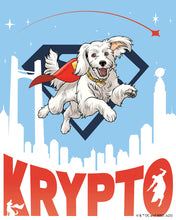 Afbeelding in Gallery-weergave laden, Diamond Painting - Krypto vliegend - Superman 40x50cm reeds ingelijst